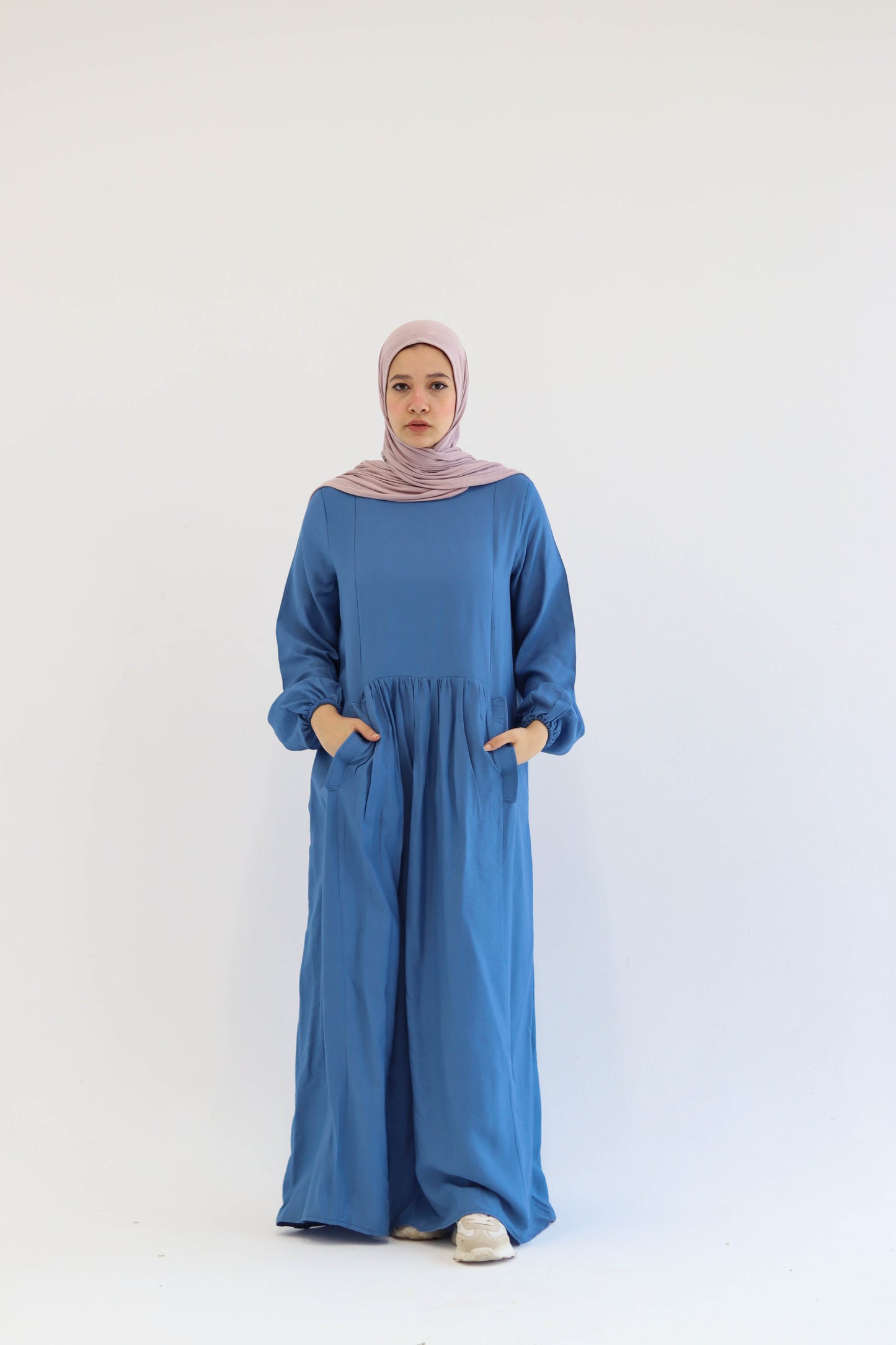 Blue Flowy Dress