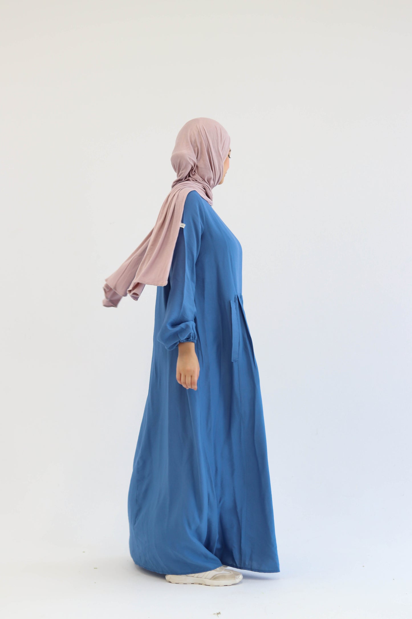 Blue Flowy Dress
