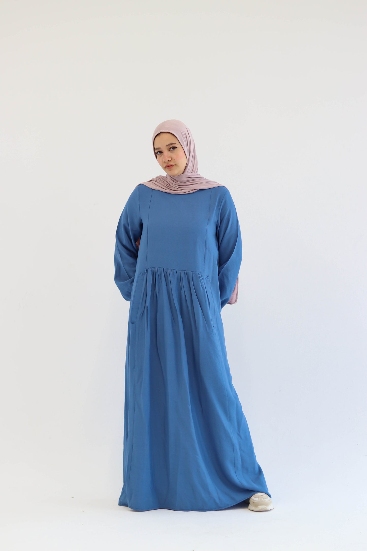Blue Flowy Dress