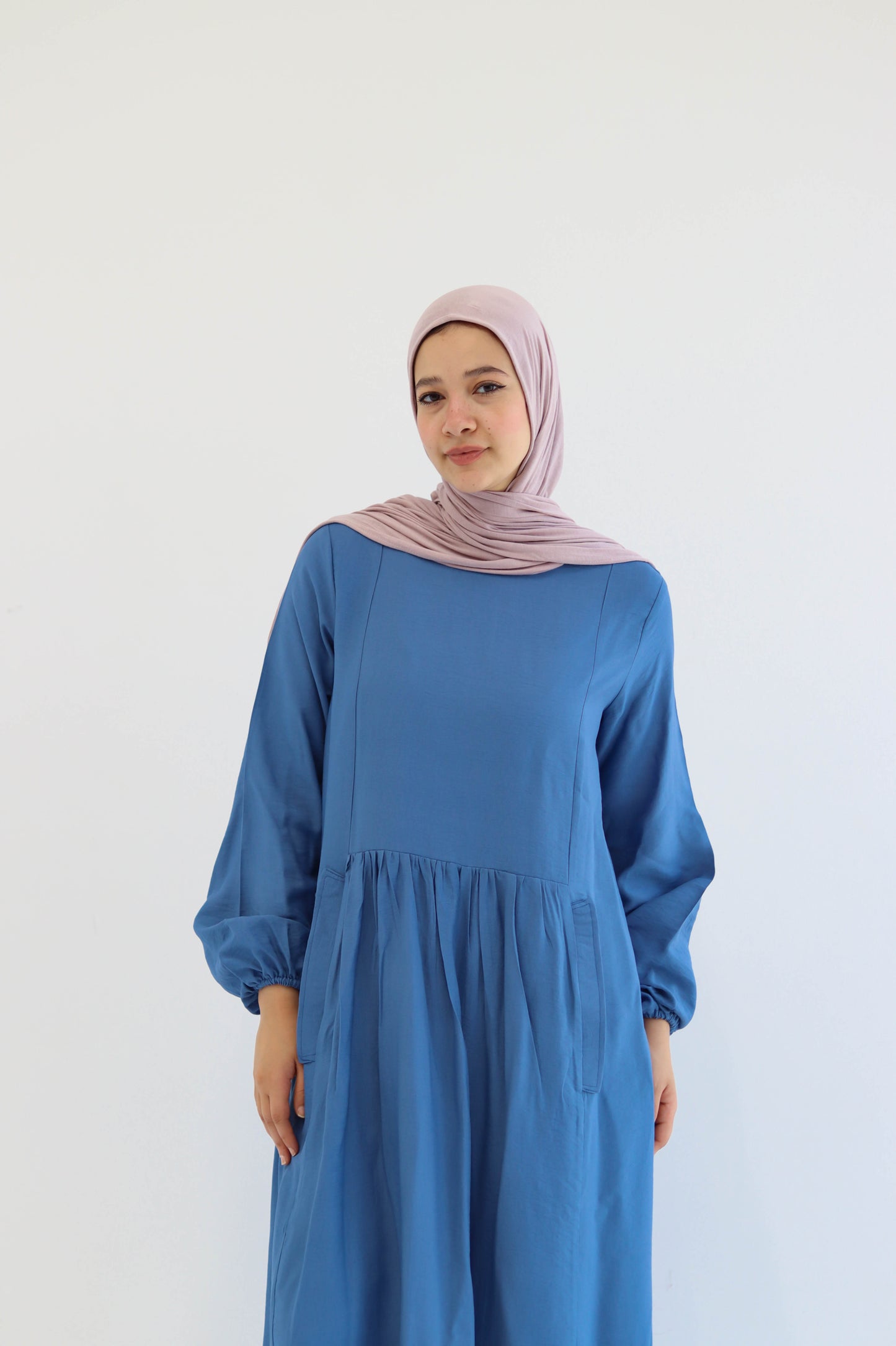 Blue Flowy Dress