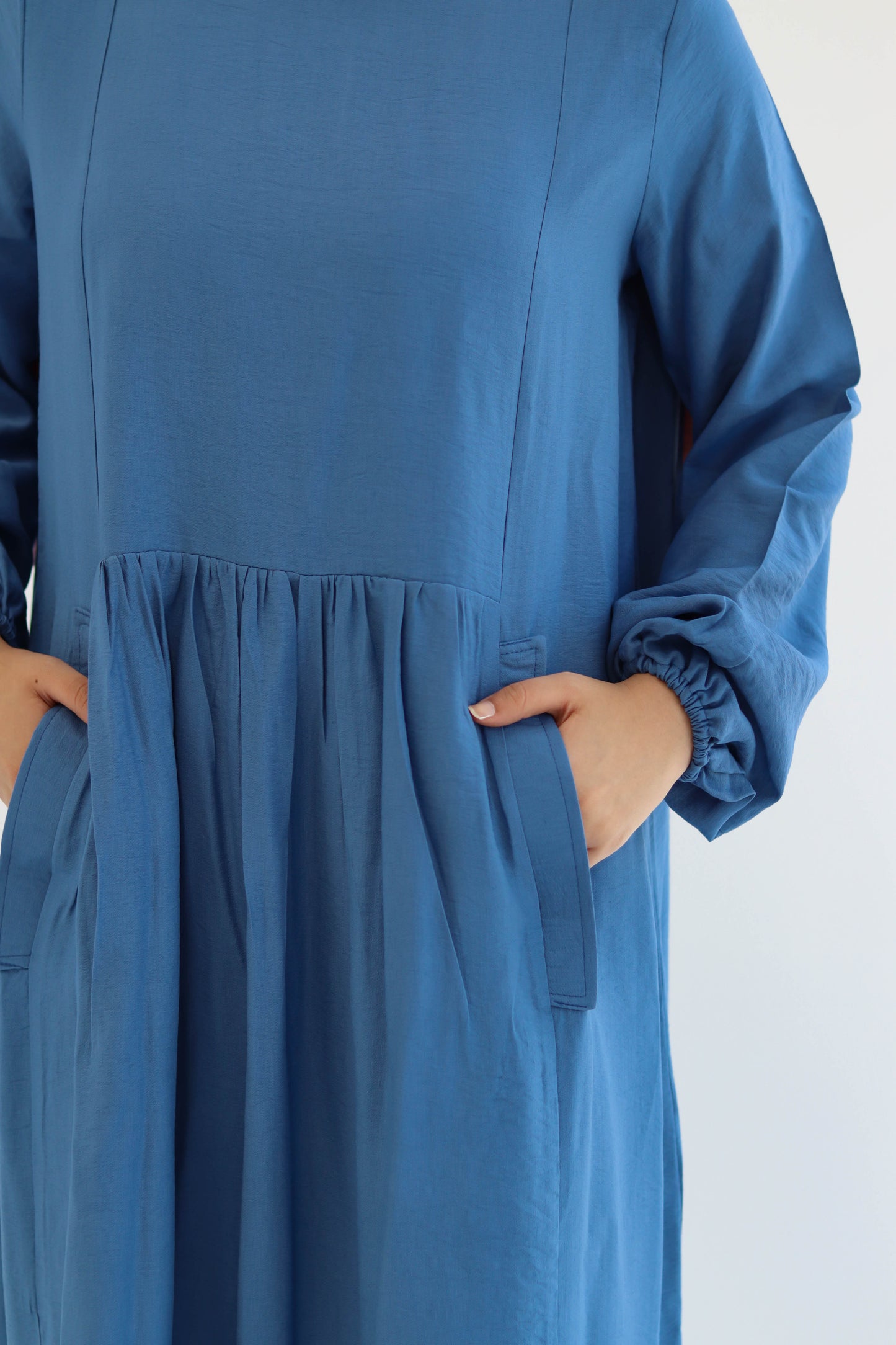 Blue Flowy Dress