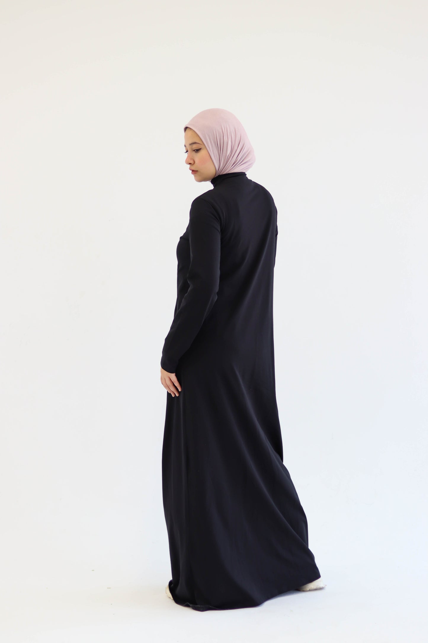 A-Line Black Basic Dress