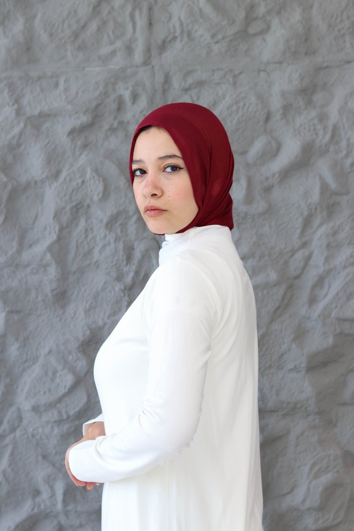 A-Line White Basic Dress