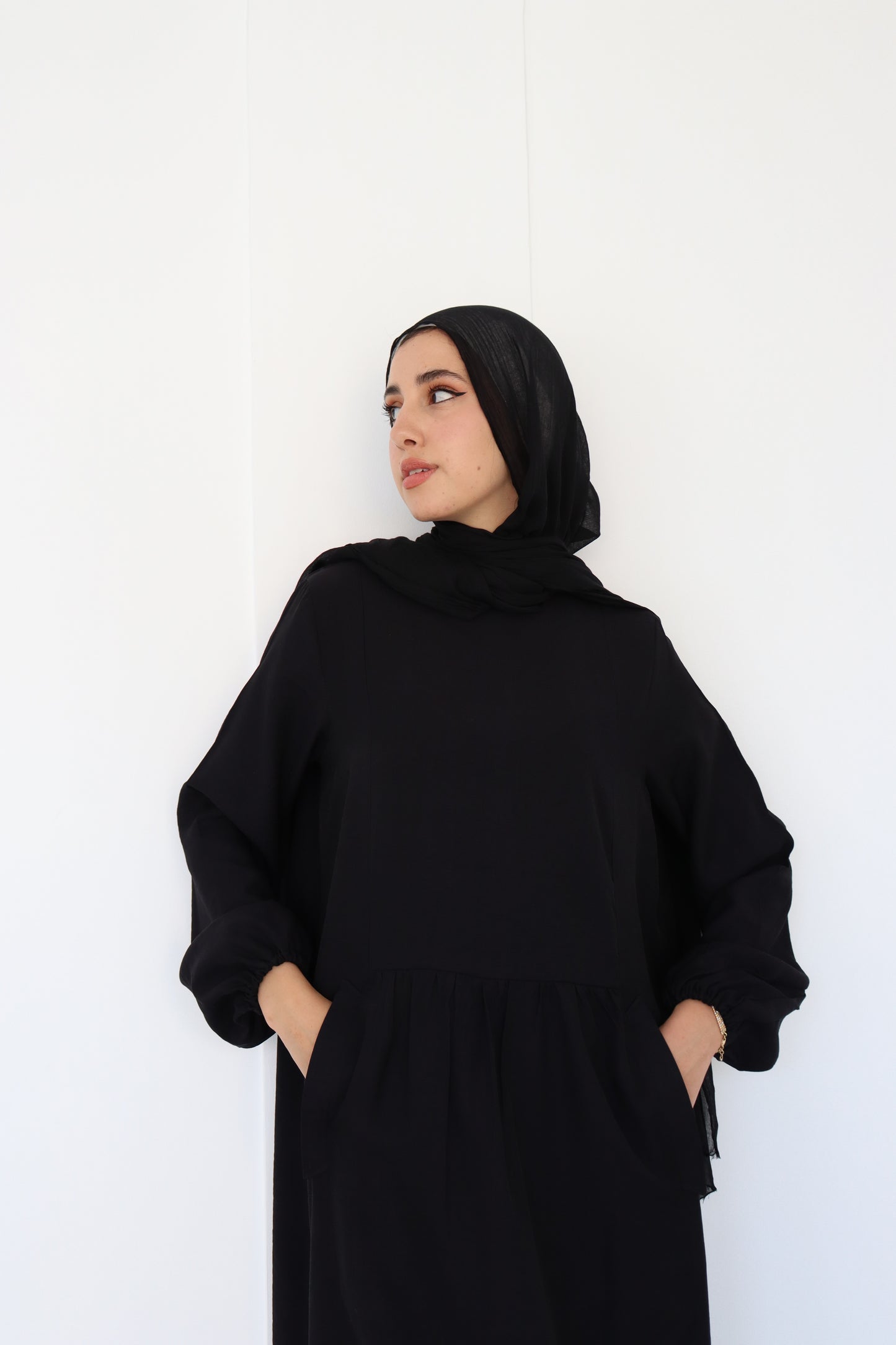 Black Flowy Dress