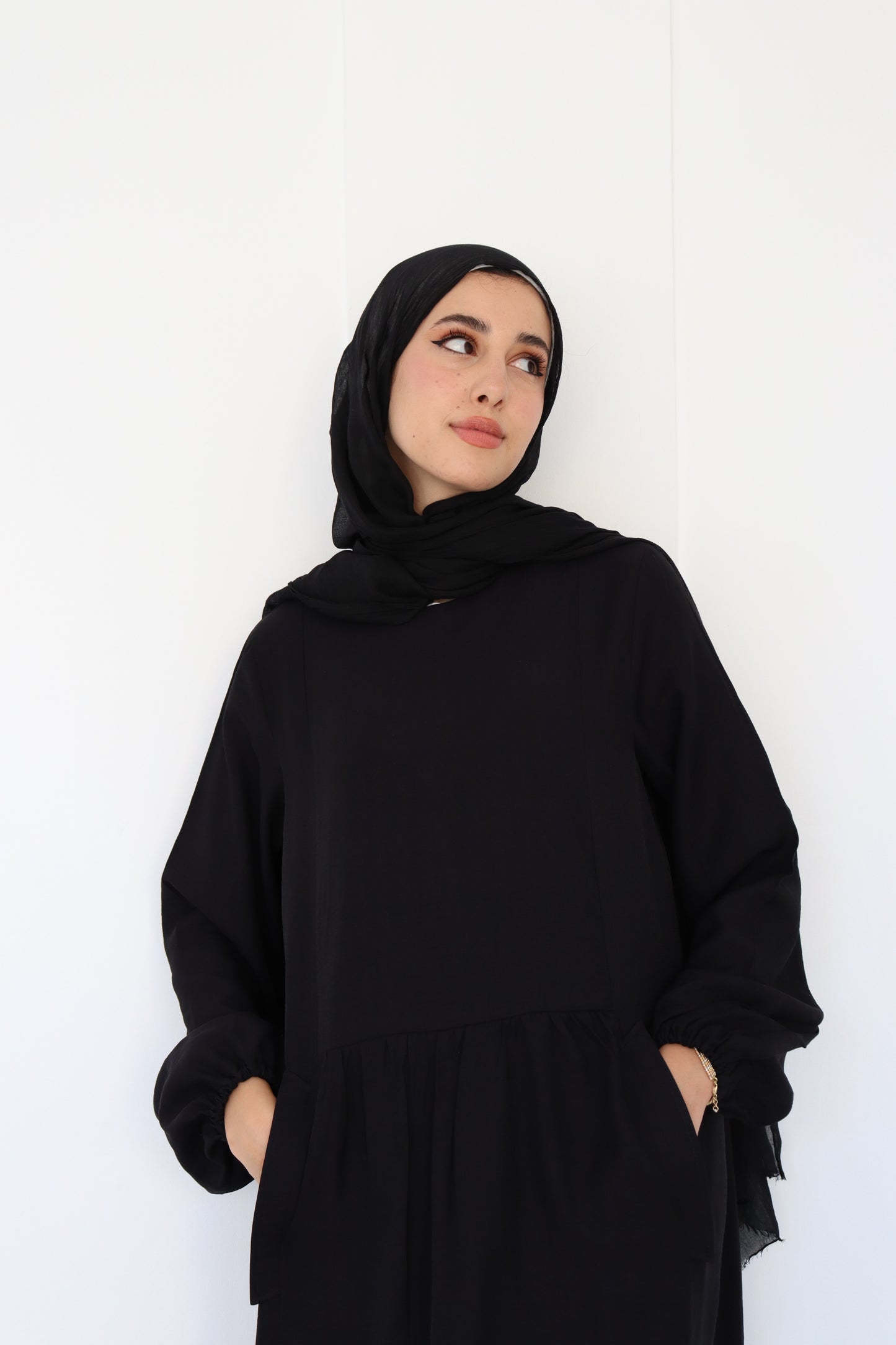 Black Flowy Dress