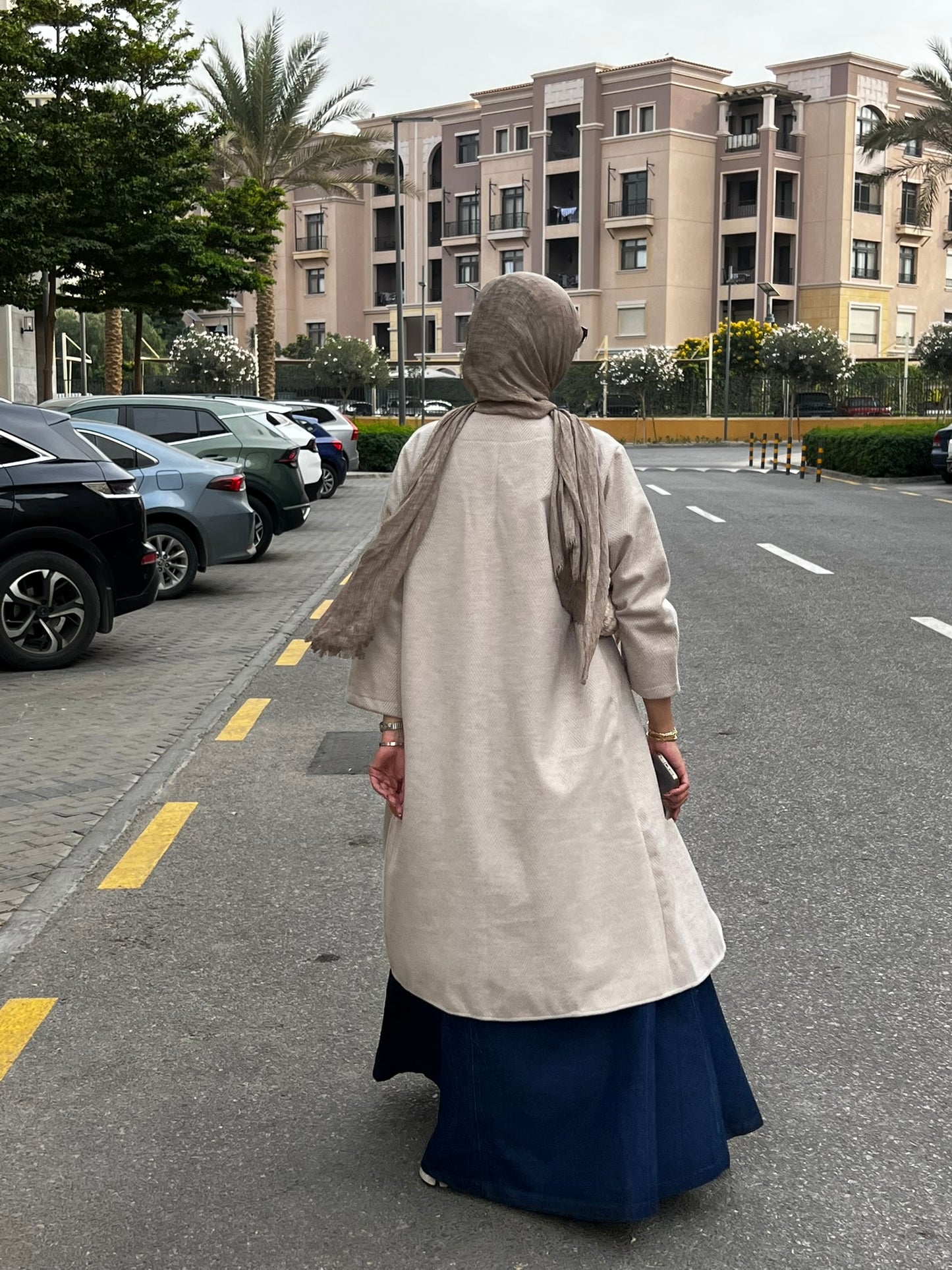 Tweed Cardigan Beige