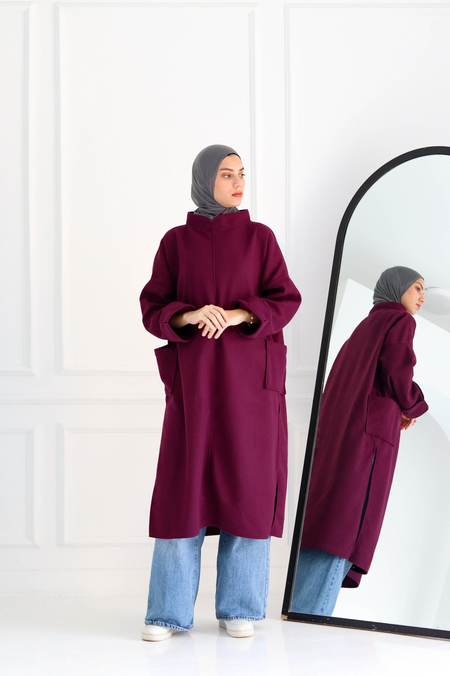 Burgundy Gokh Tunic