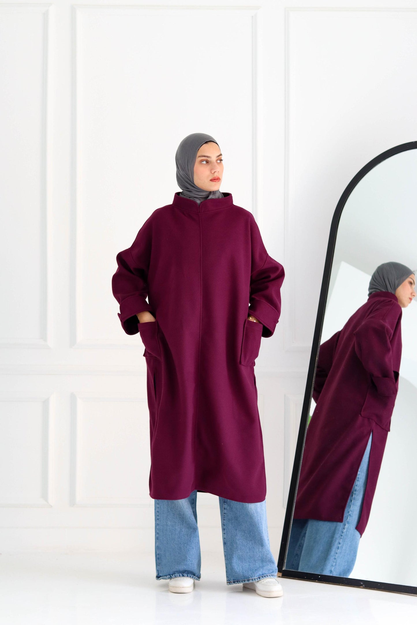 Burgundy Gokh Tunic