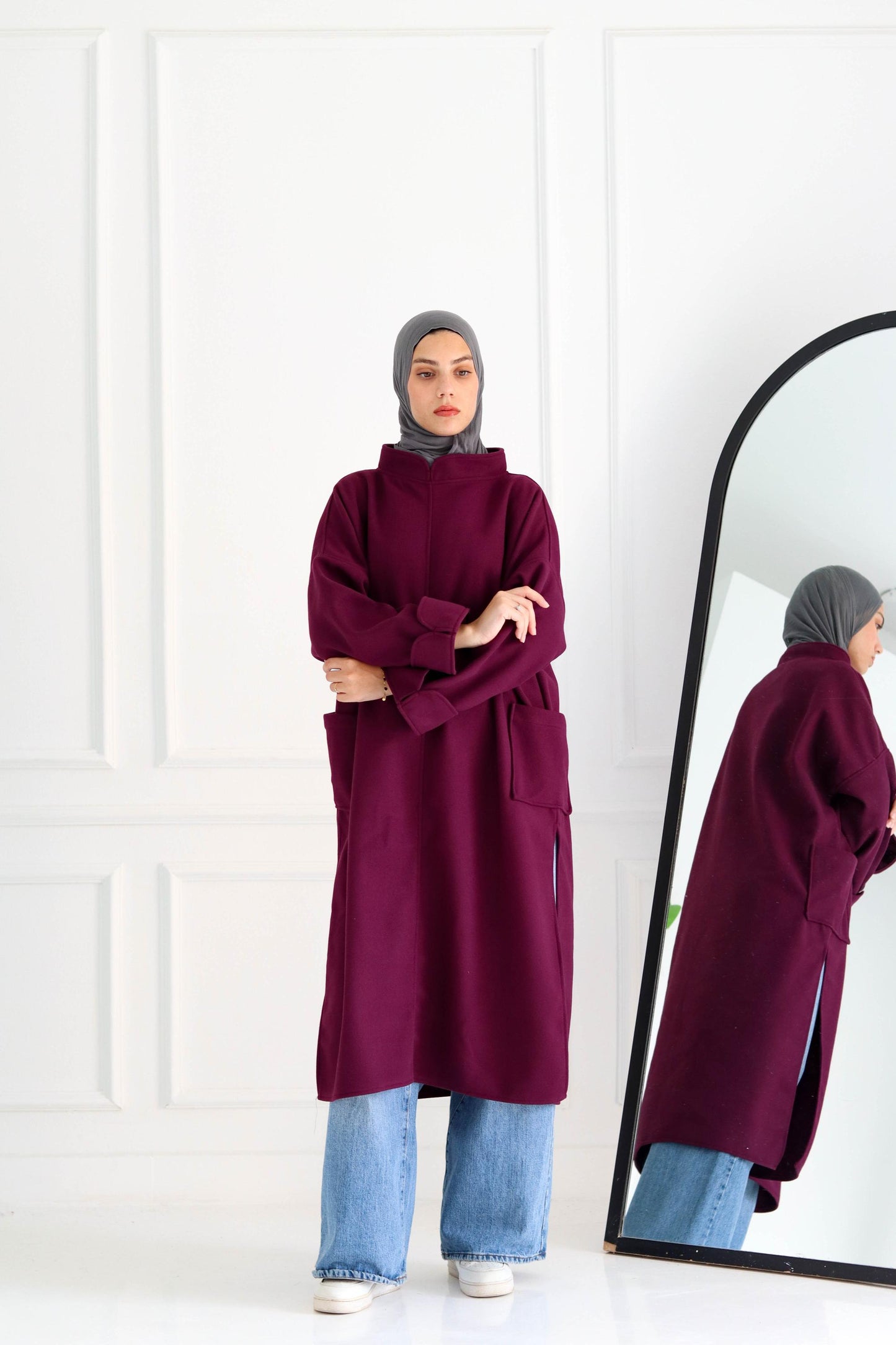 Burgundy Gokh Tunic