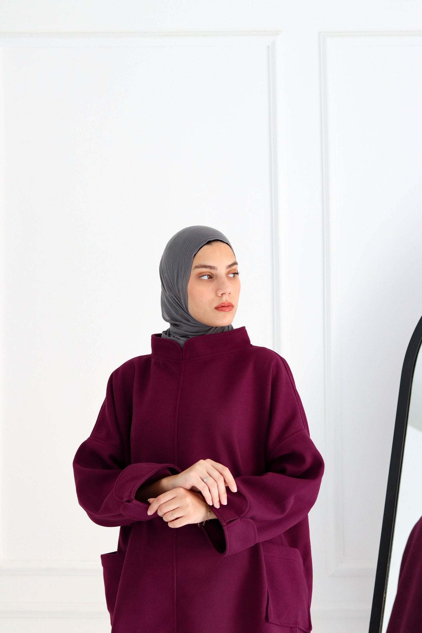 Burgundy Gokh Tunic