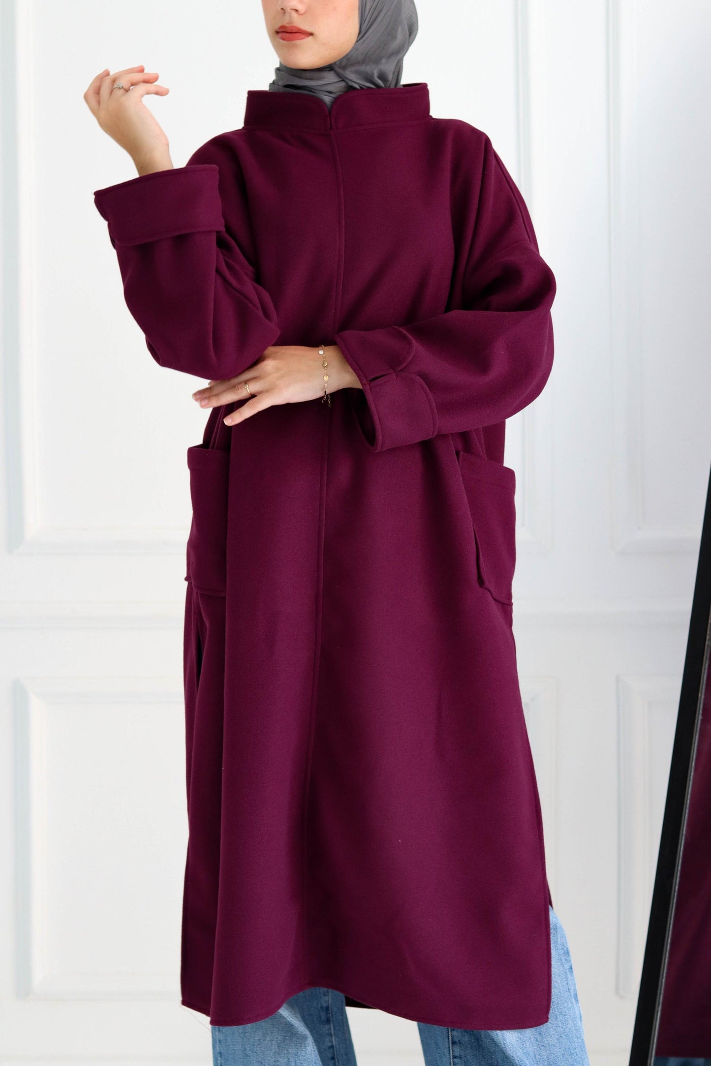Burgundy Gokh Tunic