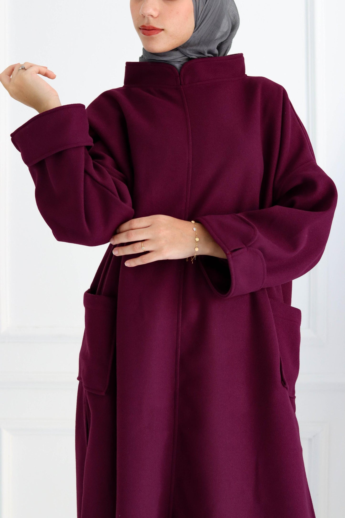 Burgundy Gokh Tunic