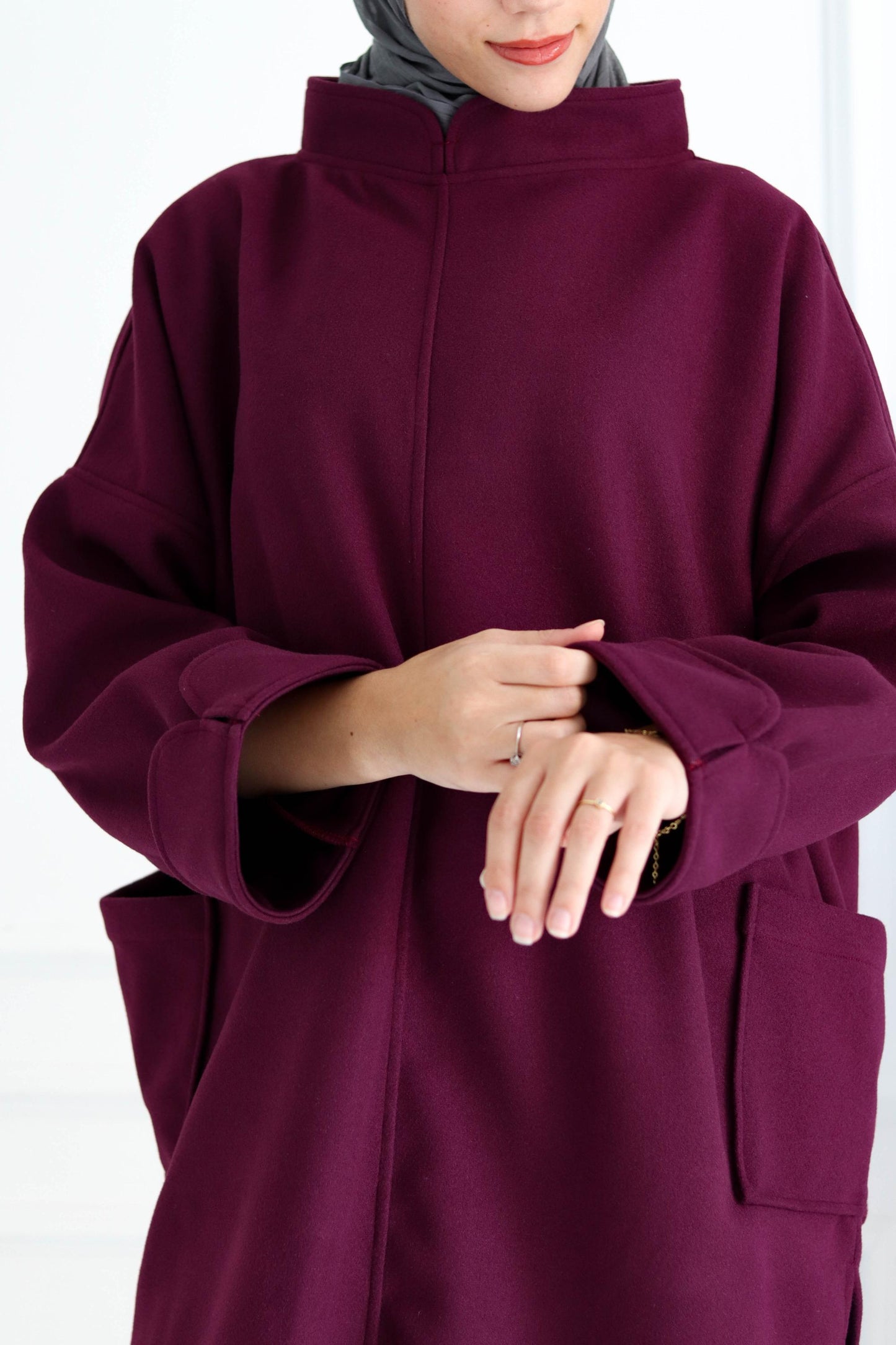 Burgundy Gokh Tunic