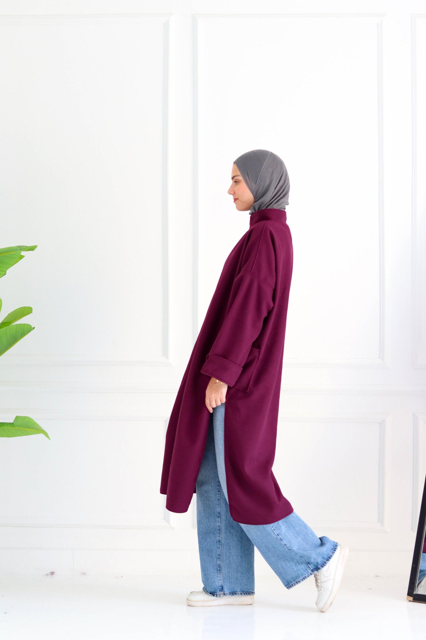 Burgundy Gokh Tunic