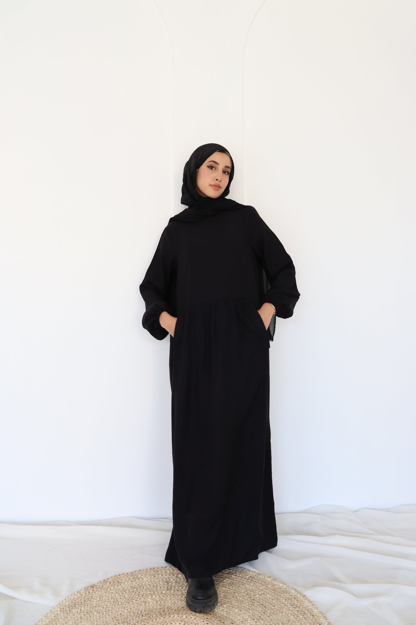 Black Flowy Dress