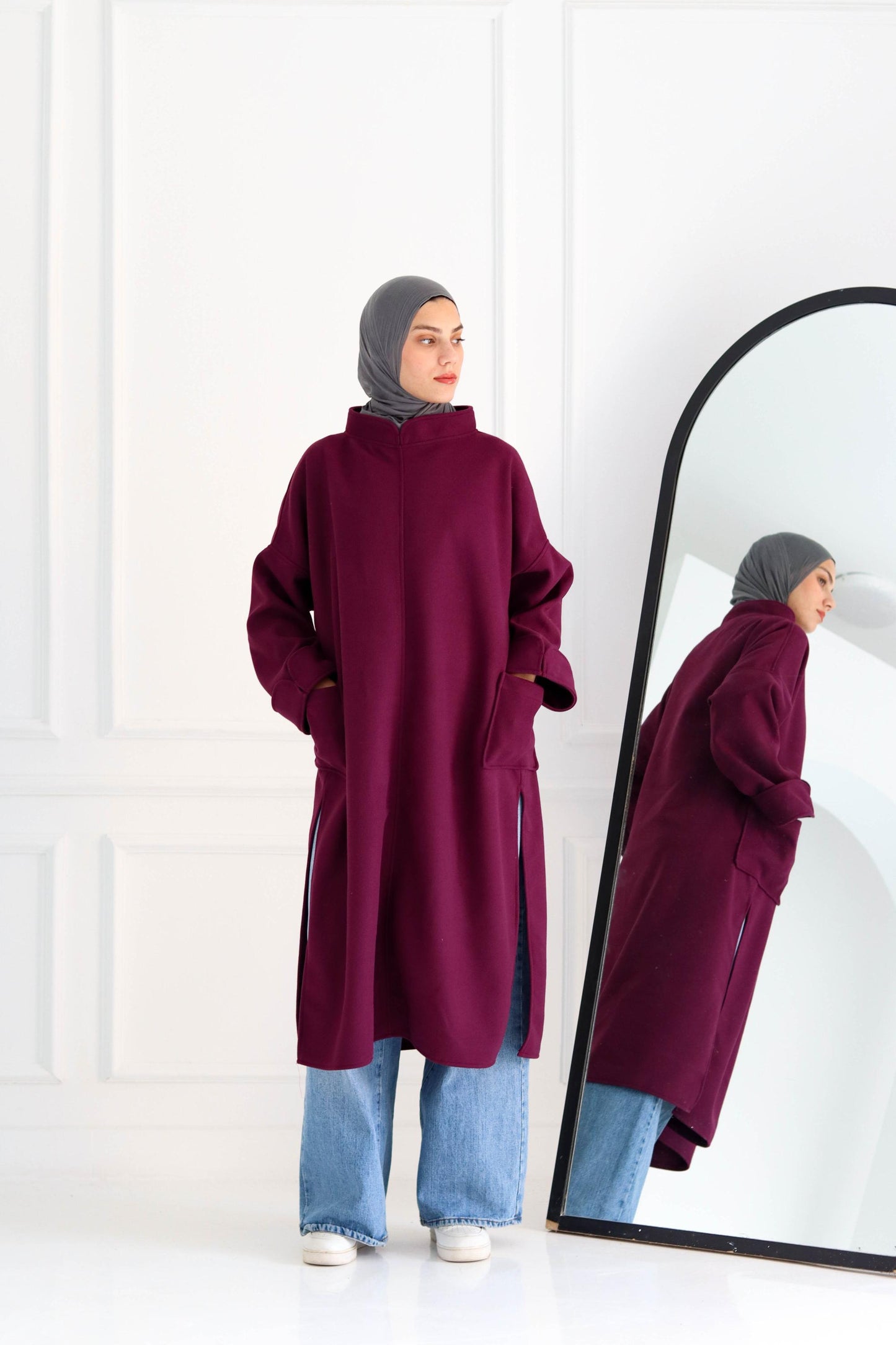 Burgundy Gokh Tunic