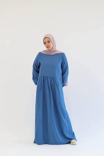 Blue Flowy Dress