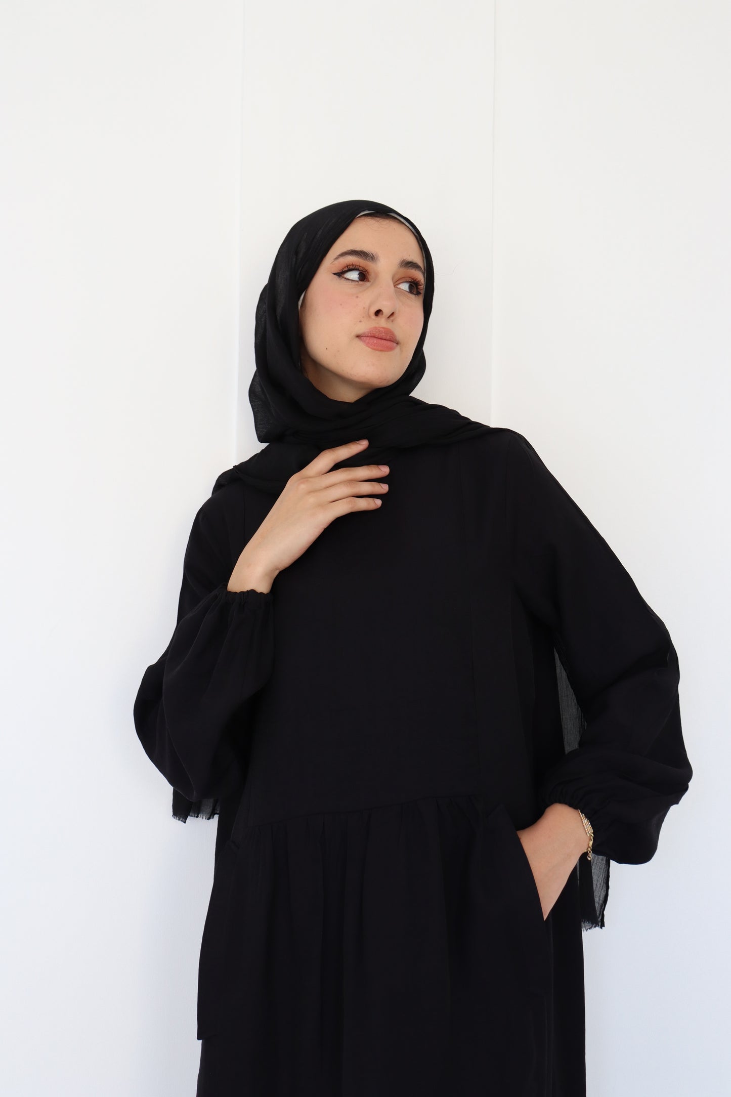 Black Flowy Dress