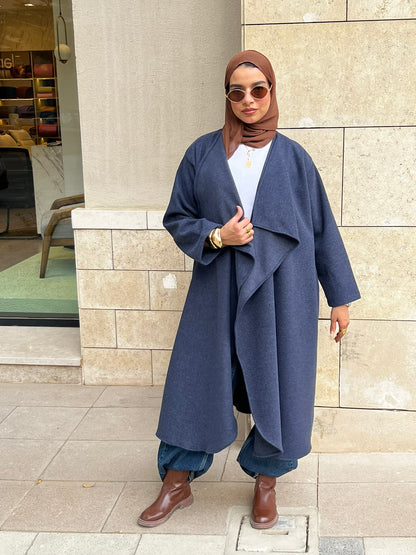 Tweed Cardigan Navy