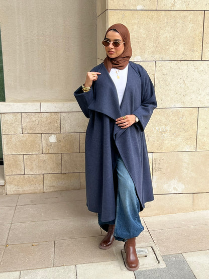 Tweed Cardigan Navy