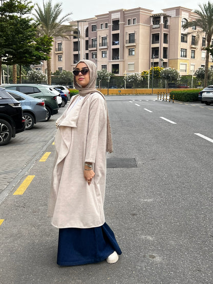 Tweed Cardigan Beige