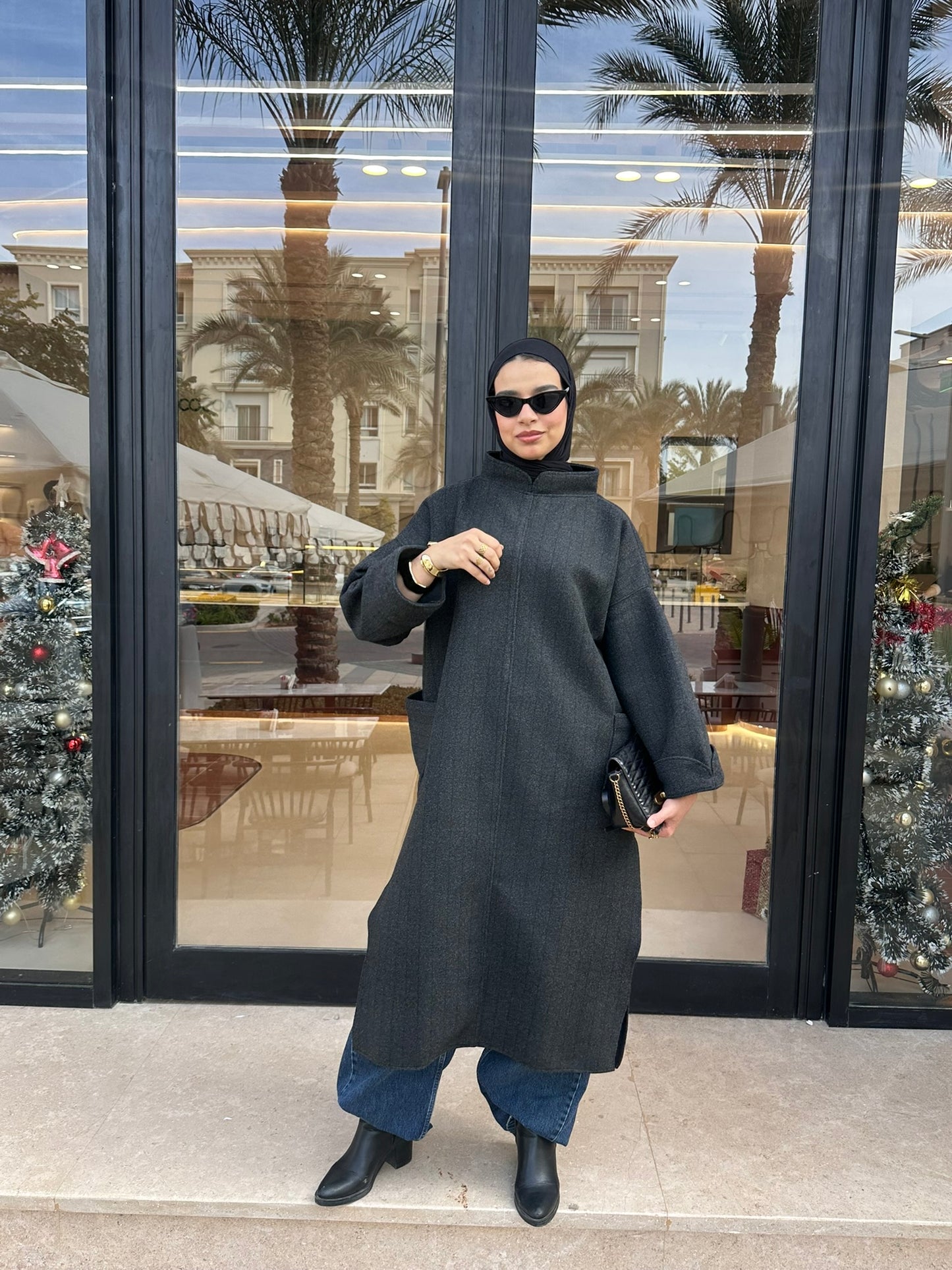Dark Grey Wool Tunic