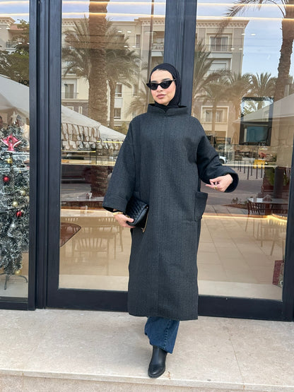 Dark Grey Wool Tunic