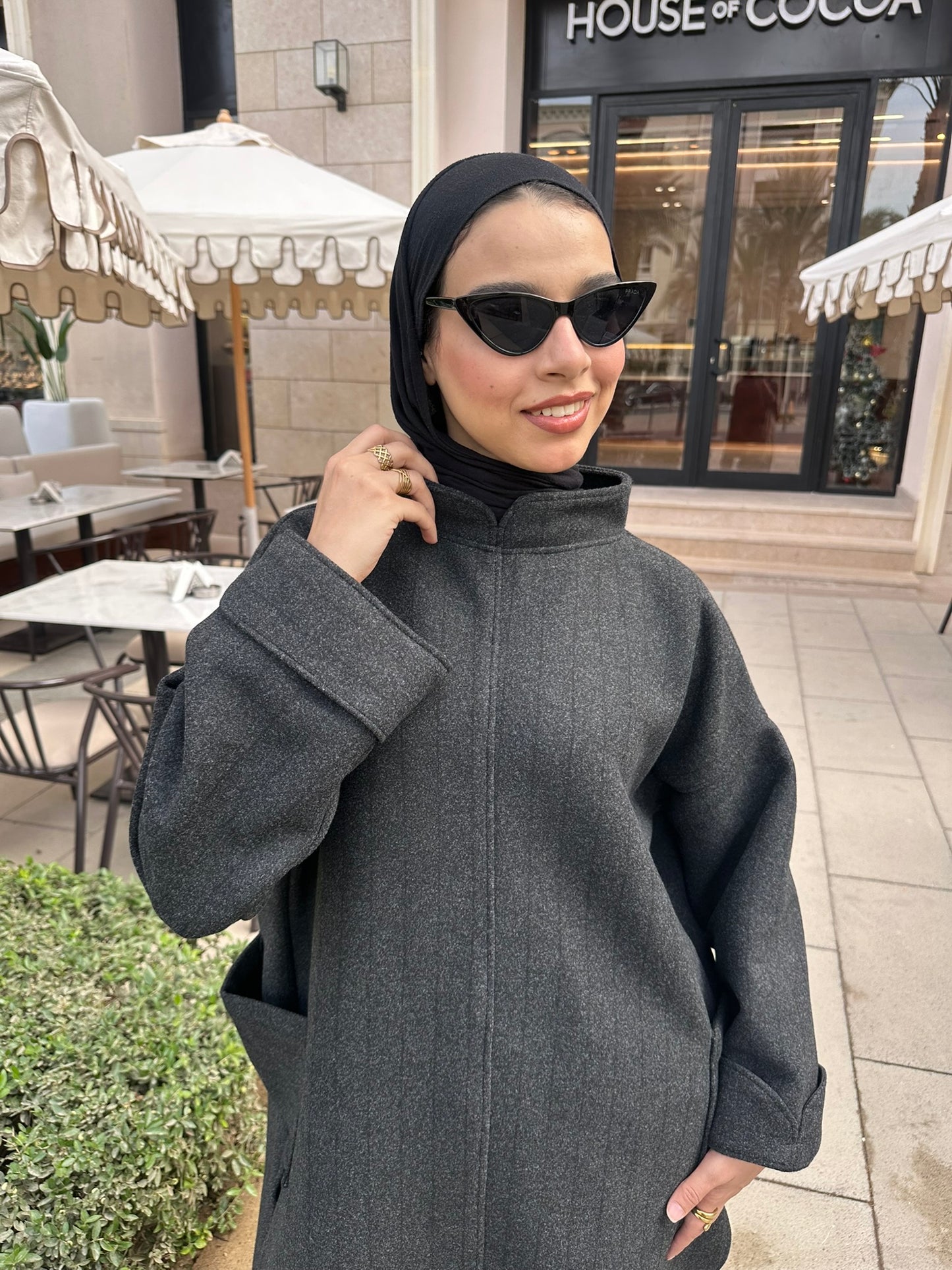 Dark Grey Wool Tunic