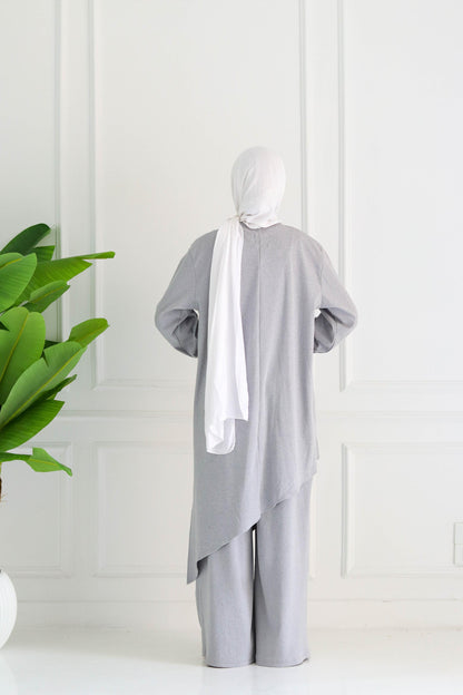 Light Grey Set Tunic & Pants