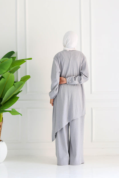 Light Grey Set Tunic & Pants