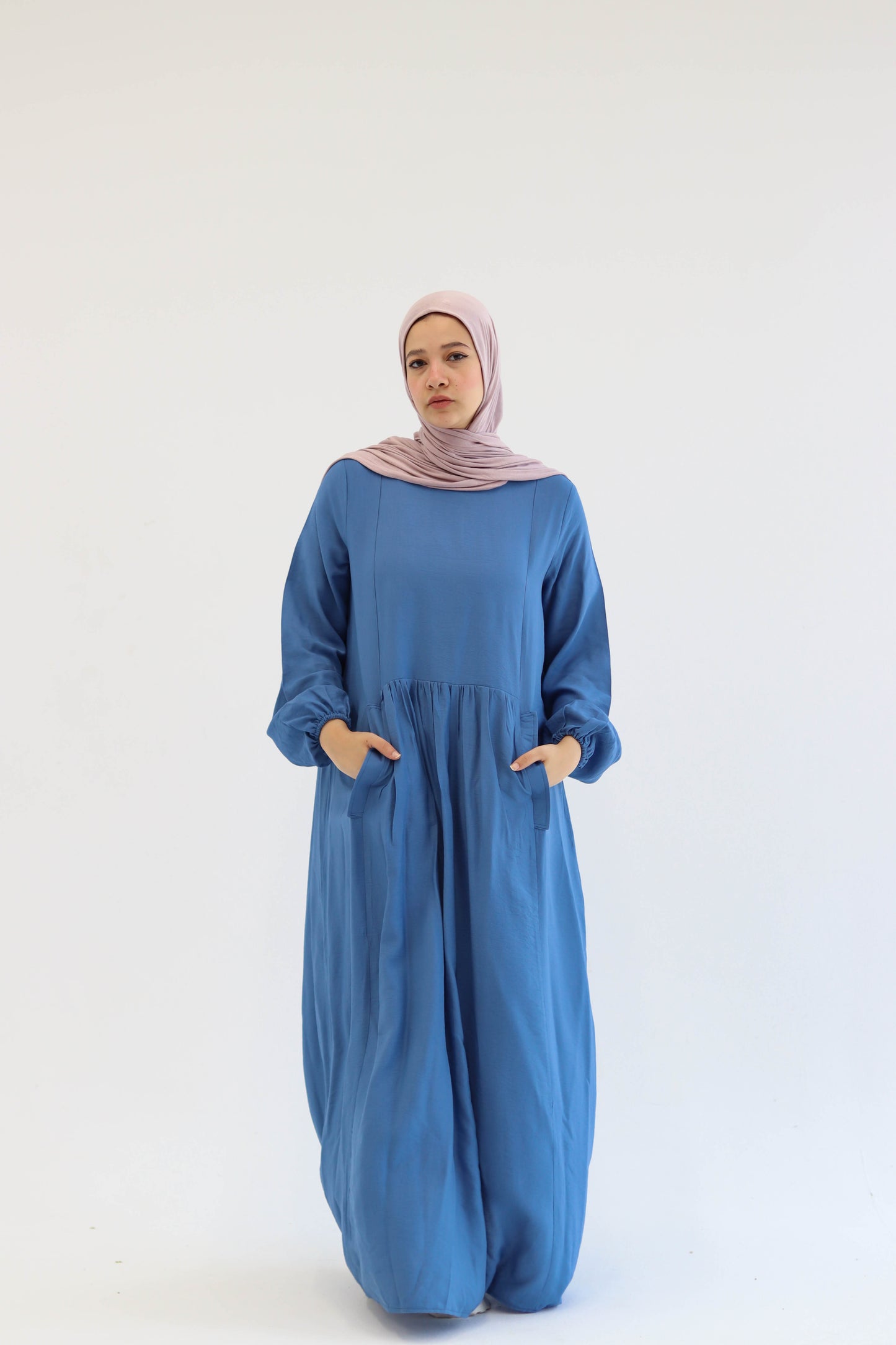 Blue Flowy Dress