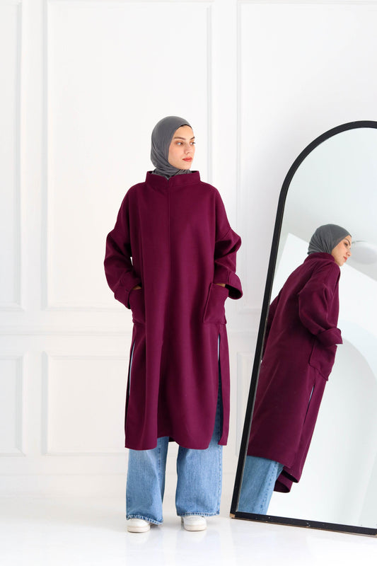 Burgundy Gokh Tunic