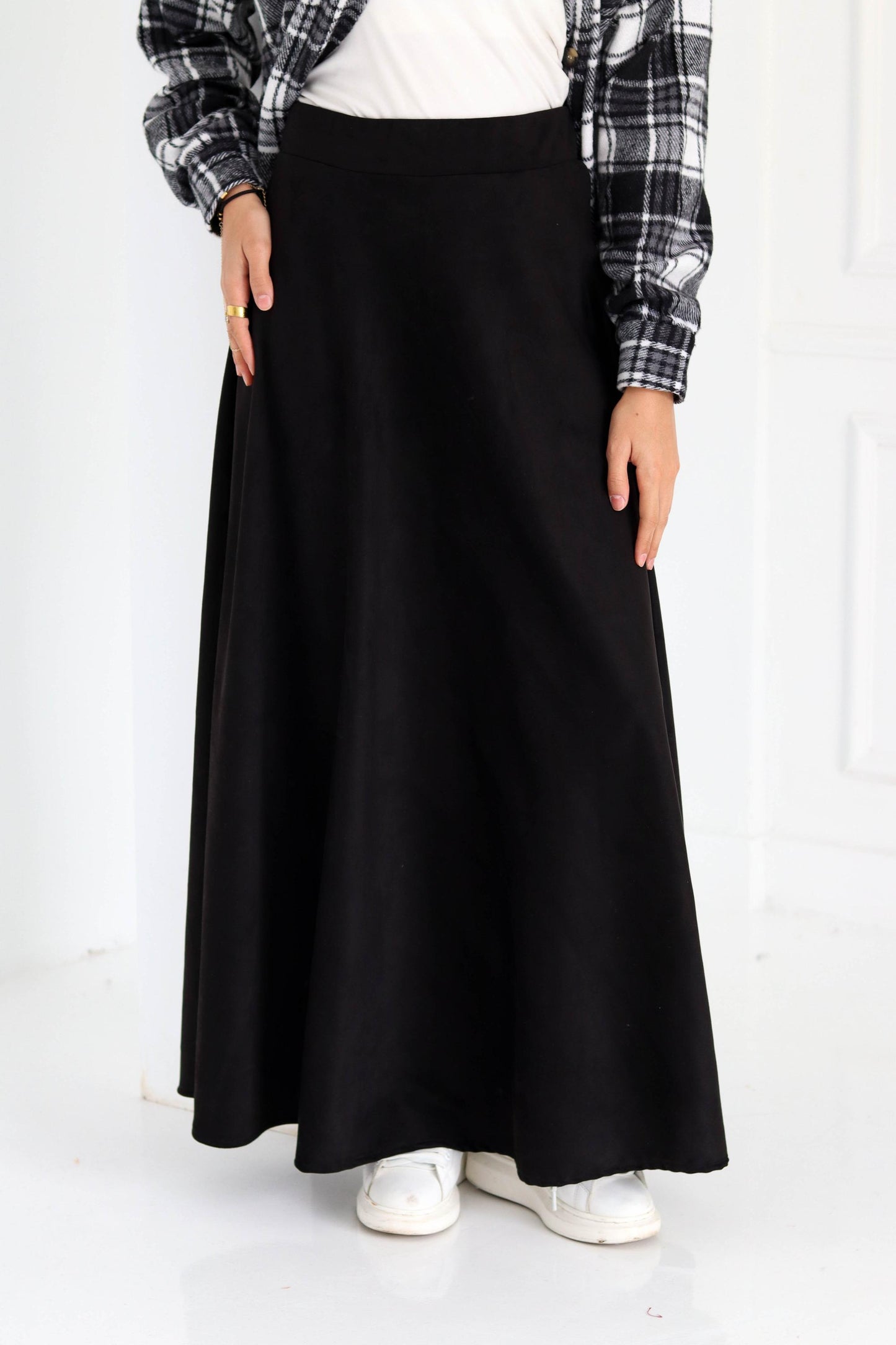 Black Suede Skirt