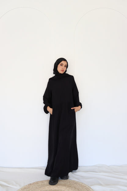 Black Flowy Dress
