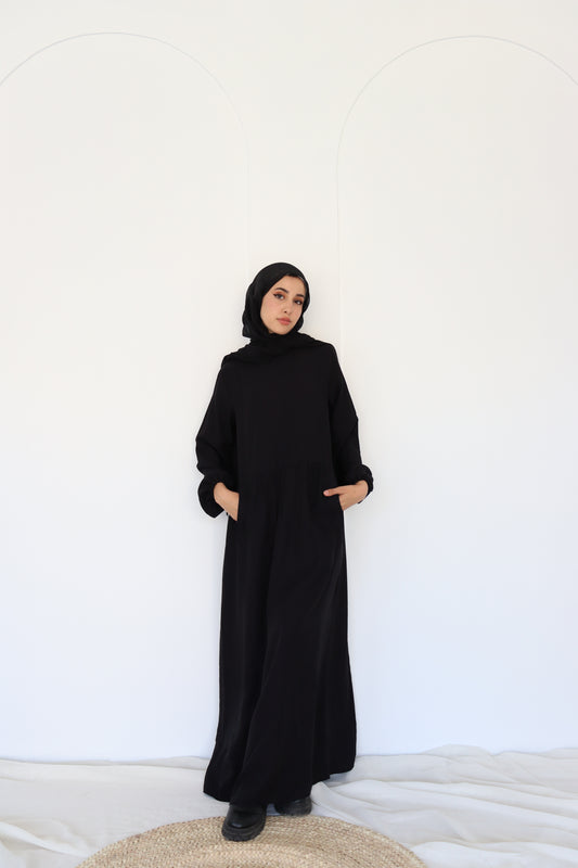 Black Flowy Dress
